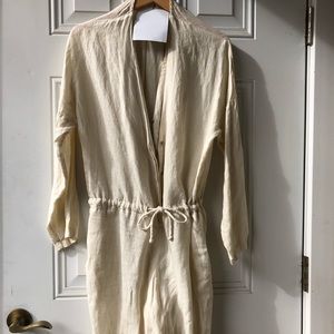 Rare BLACK CRANE linen jumpsuit👌